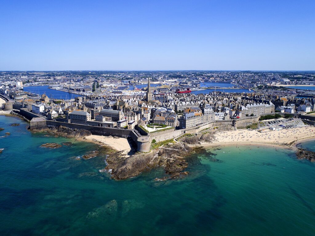 saint malo vue de la mer